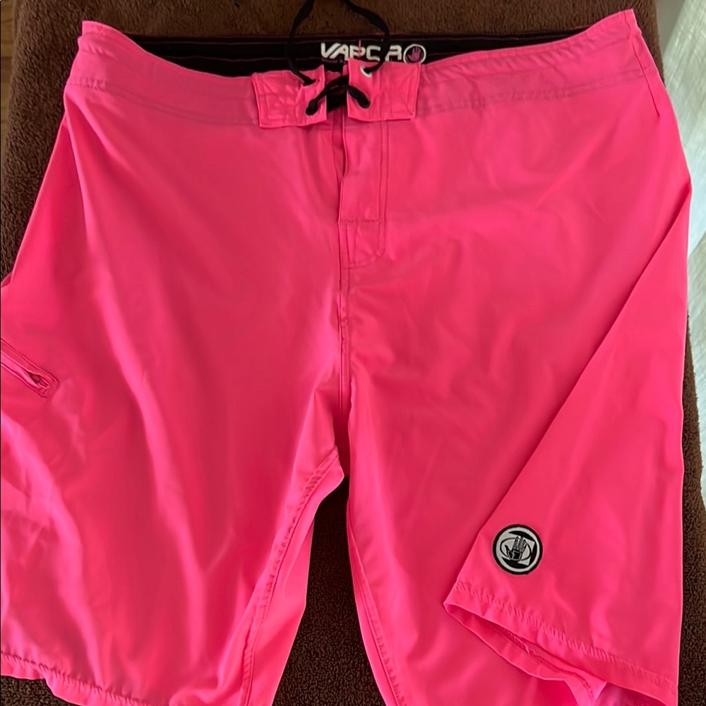 Vans Pink Board Shorts Quick-Dry Swimwear